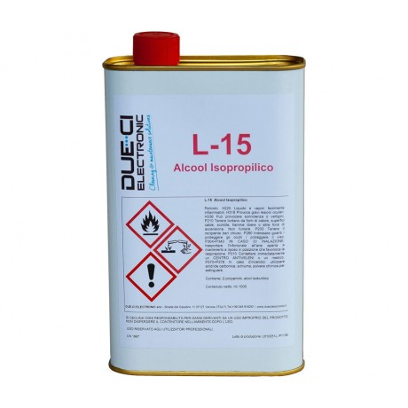 L-15 Aerosol Limpiador Isopropilico Alcohol universal para Fibra óptica