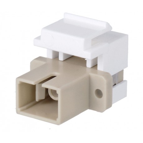 CON1067 Módulo Keystone fibra óptica hembra SC Simplex (5 unidades)