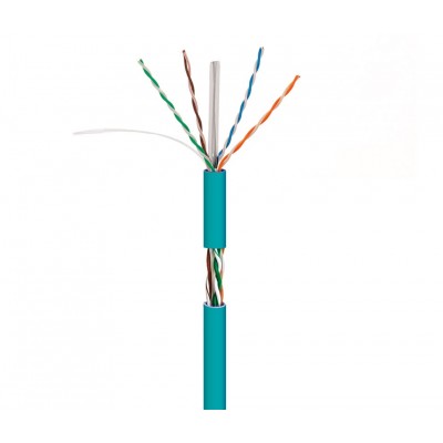 Cable para Datos Cat.6a  Cobre U/UTP rígido interior 23AGW LSZH 305m Carrete Madera - WIR9080