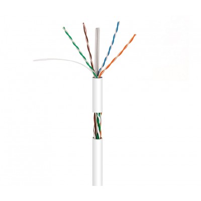 Cable para Datos Cat.6  Cobre U/UTP rígido interior 24AWG LSZH 305m Bobina Caja - WIR9069