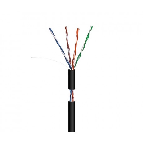 Cable para Datos UTP Cat.5e AWG24 exterior rígido 305m, Carrete en caja - WIR9070R