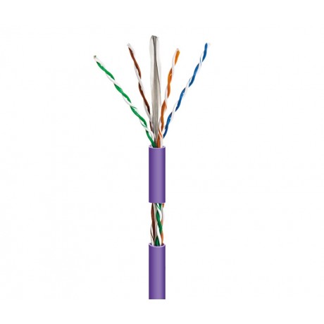 Cable para Datos UTP Cat.6 interior libre de Halógenos LSZH 100m, Carrete en Caja - WIR9068