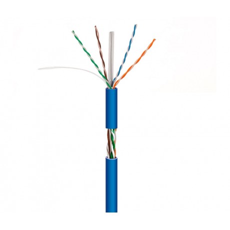 Cable para datos UTP Cat.6 COBRE, rígido interior LSZH, 305M, Bobina en Caja - WIR9063