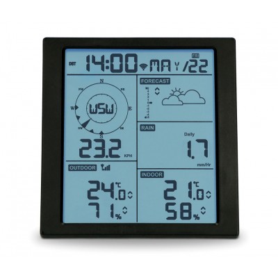 WS-5200 Estación meteorológica inalámbrica digital profesional 6 en 1 wifi ALECTO