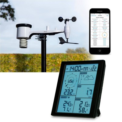 WS-5200 Estación meteorológica inalámbrica digital profesional 6 en 1 wifi ALECTO