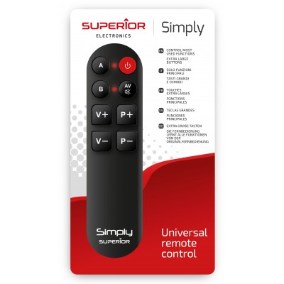 Mando a distancia universal para TV Simple