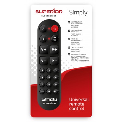 Mando a distancia universal para TV Simple Numérico