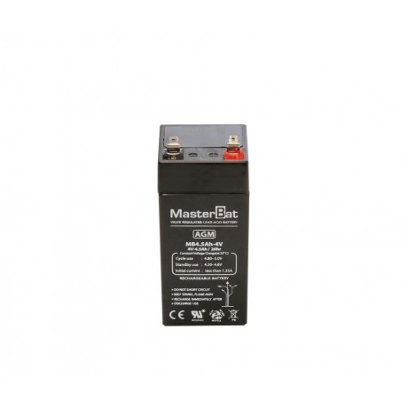 Batería de plomo 4,0V/4,5Ah BAT323 (48,0x102,0x48,0mm) Batería de plomo 4,0V/4,5Ah BAT323 (48,0x102,0x48,0mm)