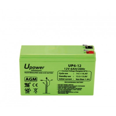 Batería U-Power 12V 12Ah, Batería Plomo AGM