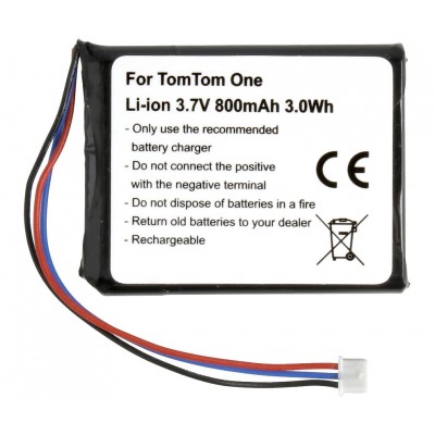 Batería para GPS TomTom One 800mAh/3,7V