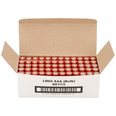 Pila Alcalina LR03, AAA, caja 60 unds. LR03-AAA-60