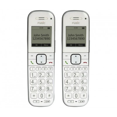 PROFOON PDX620 Dúo de teléfonos inalámbricos DECT Senior