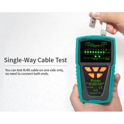 MT-7029N Tester de redes, PoE y localizador de cables por tono de Proskit