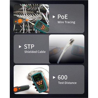 MT-7029N Tester de redes, PoE y localizador de cables por tono de Proskit