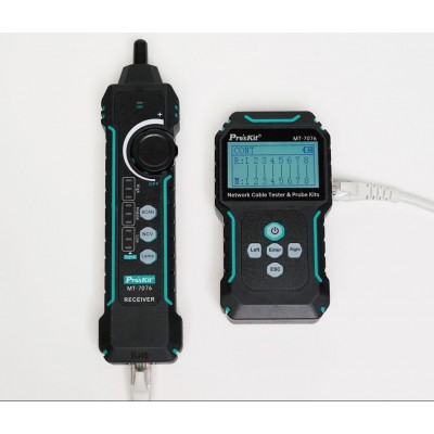 MT-7076 Tester de conexiones, rastreador y longitud de cables de red de Proskit