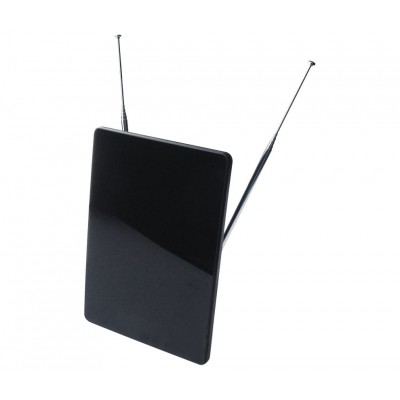 Antena TV amplificada para TDT, interior extra plana - ANT031