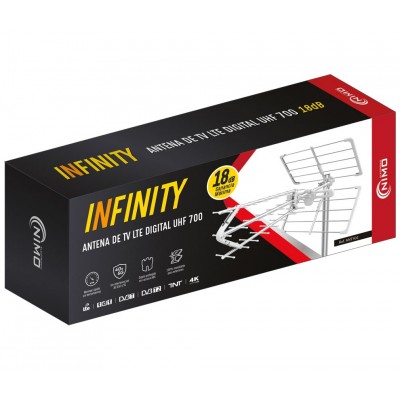 Antena TV LTE 4G/5G exterior 18dB INFINITY - ANT502