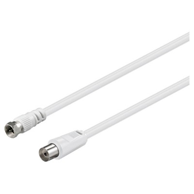 Cable de antena Hembra TV 9,5mm a F macho 1,5m - WIR1230