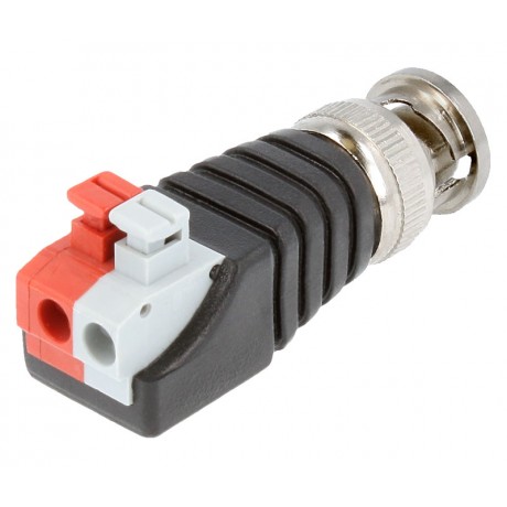 Conector BNC macho con clema de presión (10 unidades) - CON917