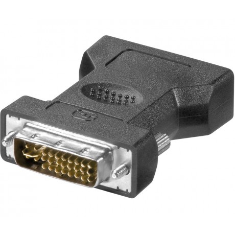 Adaptador DVI-I estéreo macho a VGA hembra