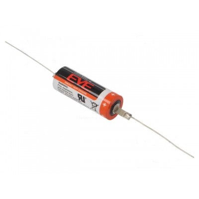 Pila de Litio CR17450 CNA con Terminales 4/5A, 3V, 2400MAH Ø17X45MM