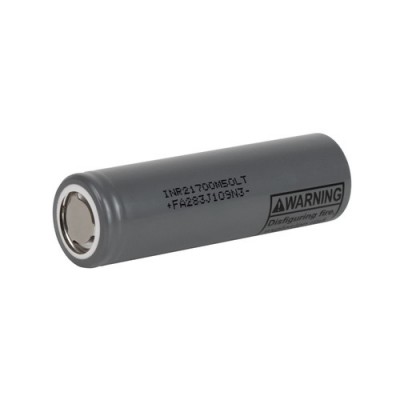Batería recargable Li-Ion INR21700/50E, 3.6V, 5000mAh 21X700mm