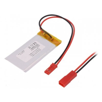 LP103053 Batería de reemplazo Li-Po con cables 10X30X53mm de 3.7V, 90mAh