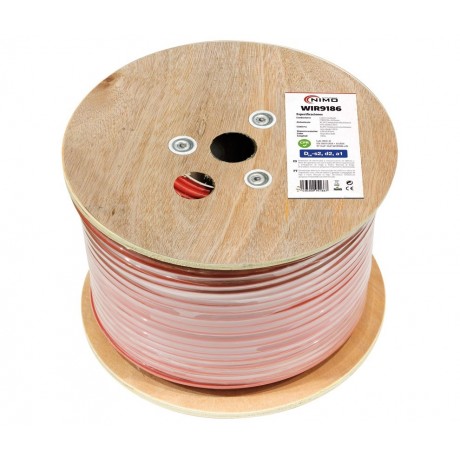 Cable para conexión de Placas Solares Cu-Sn 10.0mm² XLPE LSZH Rojo 100m
