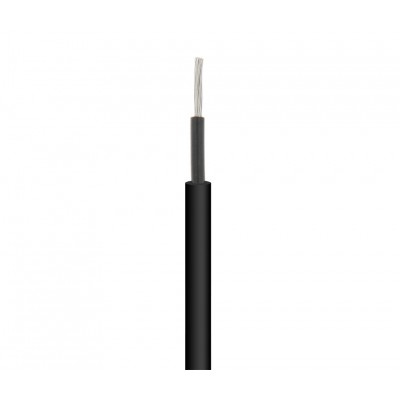 Cable para energía solar Cu-Sn 4mm² Doble capa XLPO Negro 500m