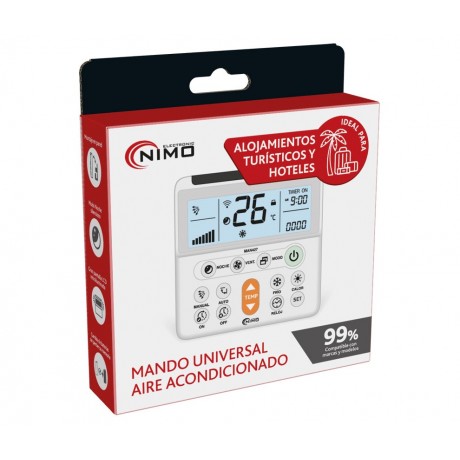 Mando Universal para Spliter de ventana o consolas de Aire Acondicionado