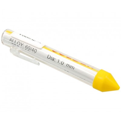 Rollo de Hilo de estaño 60Sn-40Pb 1,0mm en tubo de 20g. EST129