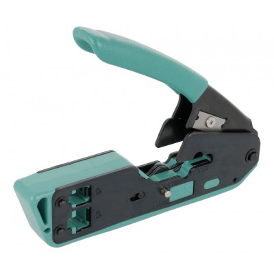 CP-333 Crimpadora y pelacables para conectores modulares RJ-45 y RJ-11/12 de Proskit