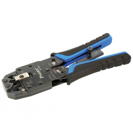 CP-376KX Crimpadora para conectores Modulares RJ11, RJ12, RJ22, RJ45 de Proskit