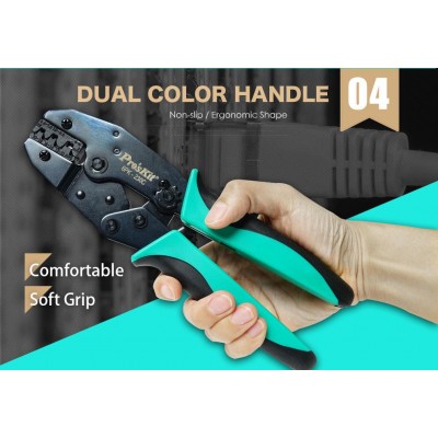 6PK-230C Crimpadora para terminales no aislados de Proskit