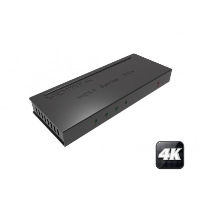 HDMI Divisor / SPLITTER 4K 1X4 (1 Entrada a 4 Salidas) HDCP - HE104