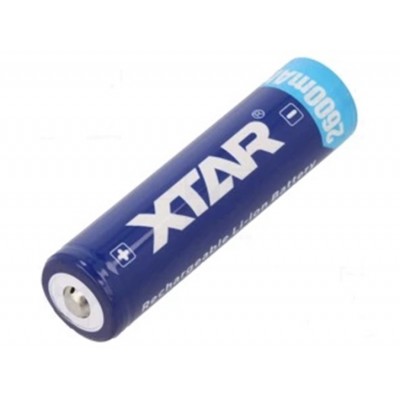 MR18650TE/XT con Tetón Batería de Litio 3.6V, 2600MAH 18.4X69MM