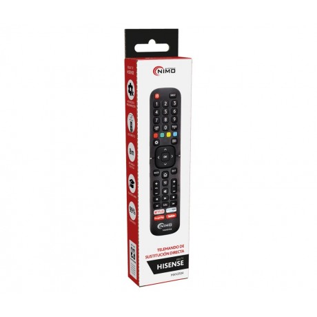 MAN3104 Mando Universal para Televisión HISENSE