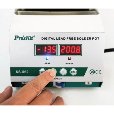 Proskit SS-562N Crisol digital de 50mm de diámetro 300W