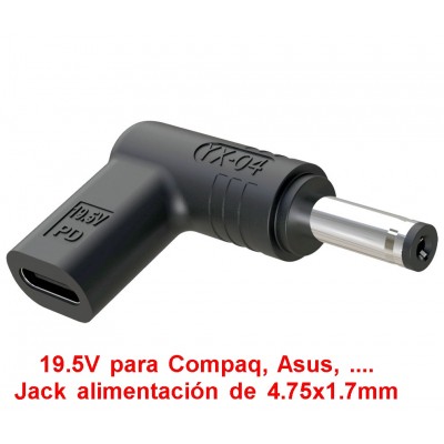 CONYX04 - Conector con chips automático 19,5V para ALM296, ALM297