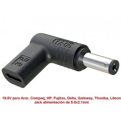 CONYX05 - Conector con chips automático 19,5V para ALM296, ALM297