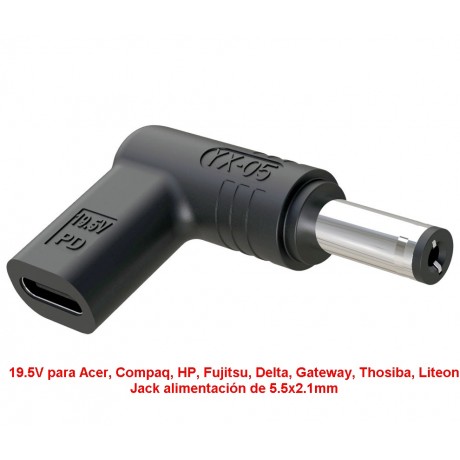 CONYX05 - Conector con chips automático 19,5V para ALM296, ALM297