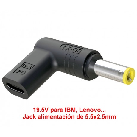 CONYX06 - Conector con chips automático 19,5V para ALM296, ALM297