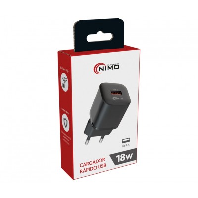 Cargador rápido USB-A QC3.0 18W - CAR423
