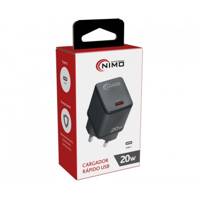 Cargador rápido USB Tipo-C Power Delivery 20W - CAR424