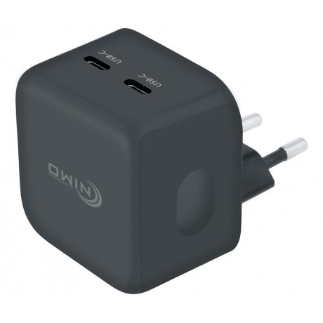 Cargador rápido USB Tipo-C x 2 Power Delivery 36W - CAR426