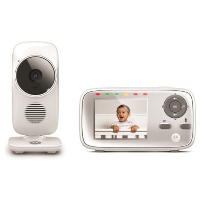 Vigila bebes con Cámara - Alcance hasta 300m - Bidireccional - Pantalla 2,8" - Sensor de Temperatura - Motorola Nursery VM483
