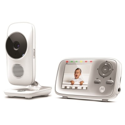 Vigila bebes con Cámara - Alcance hasta 300m - Bidireccional - Pantalla 2,8" - Sensor de Temperatura - Motorola Nursery VM483