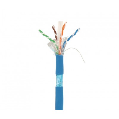 WIR9084D-305 - Cable datos F/UTP CU Cat.6 AWG23 LSZH int., azul 305m