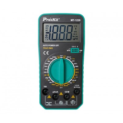 MT-1226 - Multímetro digital True-RMS 3 1/2 dígitos CAT.III 1000V de Proskit