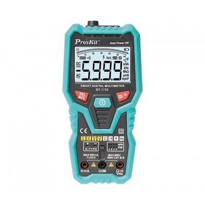 MT-1708 - Multímetro digital auto rango True RMS CAT.III 600V de Proskit